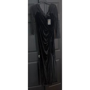Missmay velvet and lace dress size small